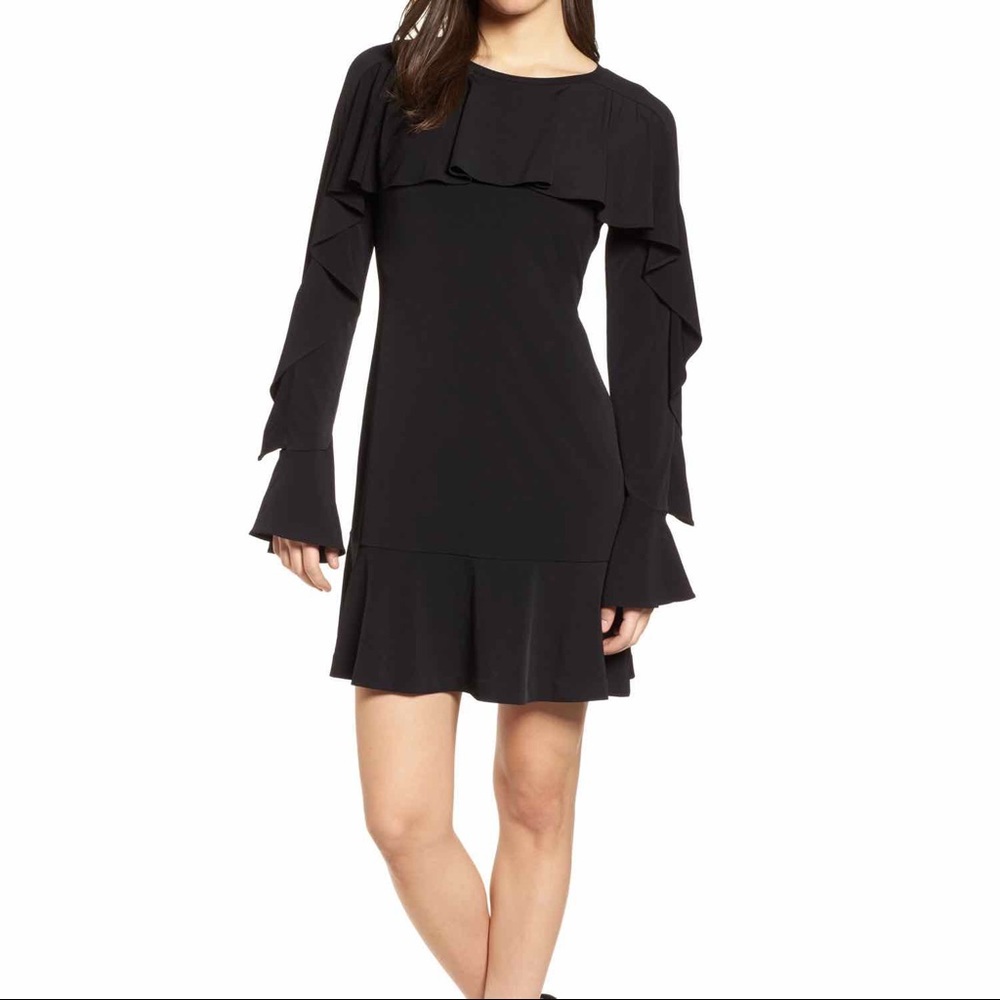 NWOT // MICHAEL KORS // Long sleeve black dress